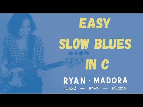 How To Play A Easy Slow Blues In C On The Bass: A Must Know 12 Bar Blues Pattern For Bass Players