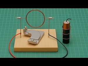 How to Make a Super Simple Electric DC Motor at Home - DIY Project
