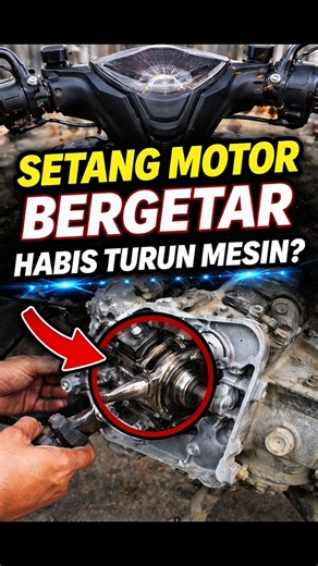 Motor Matic Habis Turun Mesin Setang Jadi Bergetar /Scooter Handlebar Vibrates After Engine Overhaul