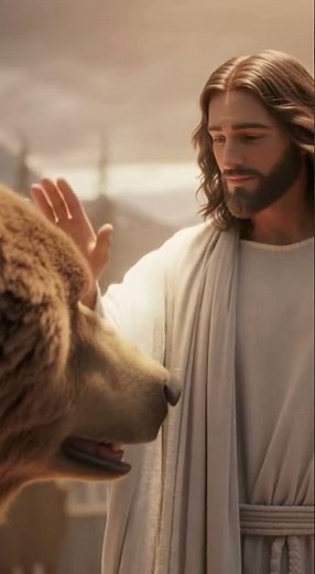 🐻 Jesus Stops the Angry Bear | 3D Christian Cartoon | Peace Through Faith