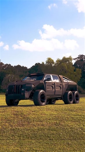 Apocalypse Manufacturing on Instagram: "The Juggernaut 6x6 is the largest 6 wheel drive truck offered by Apocalypse standing at a full length of 272 inches from bumper to bumper. #apocalypse #6x6 #supertruck #hellcatclub"