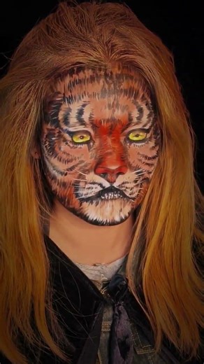 Master the Tiger Stripes Makeup Artistry in Guiyang