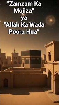 “Zamzam Ka Mojiza”ya“Allah Ka Wada Poora Hua” #shortsfeed #motivation #shorts #short #viralchallenge