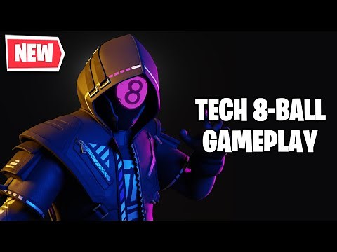 *NEW* CRZ-8 Skin Gameplay | Fortnite Tech 8-Ball (Tech Future Pack)