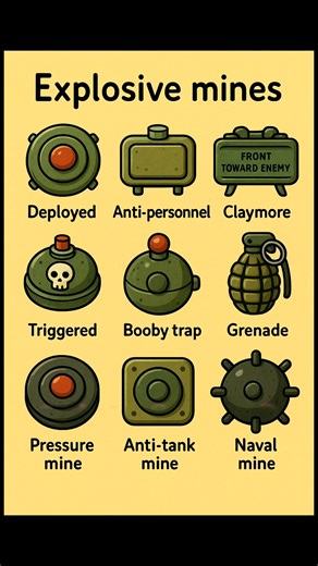 Rarest explosive mines in the world. #shorts