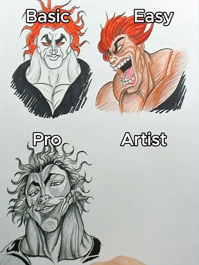 860K views · 11K reactions | How to Draw Yujiro Hanma ✍ #yujirohanma #bakı #drawing #anime #animeart | Themaxiarte | Facebook