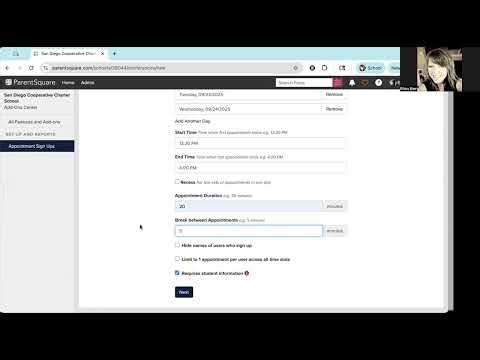 Using ParentSquare to Create a Sign-Up