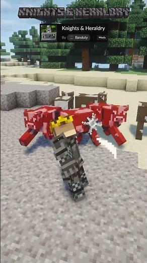 Minecraft Top Knights Mods! #8 #shorts #minecraft