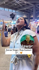 Raja kumari the OG Rockstar the girl who gave her voice for JAWAN tittle track 🎶 #rajakumari | Viral Bhayani Videos