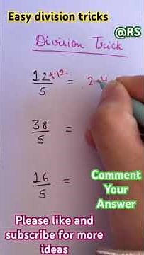 Math Antics - Fast Division Tips and Tricks