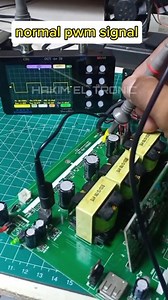 This is how I check PWM signal output from an inverter! #InverterTech #PWMOutput #ElectronicsTesting #EngineeringLife #TechDIY #Oscilloscope #SignalAnalysis #PWMInverter #TechReels | Hakim El Tronic