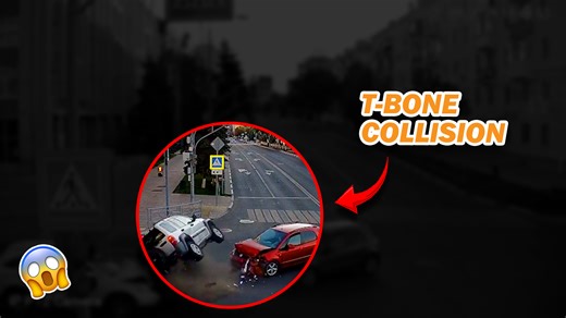 Careless driving leads to collision at red light