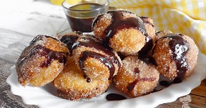 Buñuelos de queso con chocolate (la receta más fácil)
