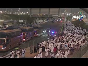 نفرة حجاج بيت الله من جبل عرفة إلى مزدلفة