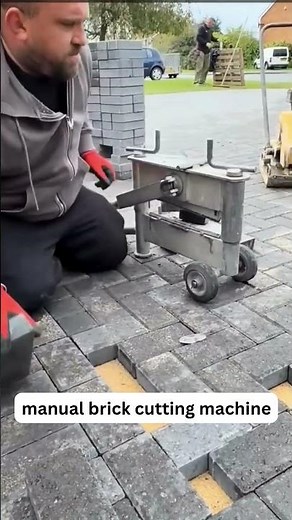 Brick Cutting Machine That Slices bricks Like Butter!