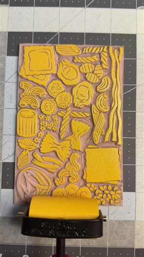Exploring Pasta Prints: Art Process and Techniques