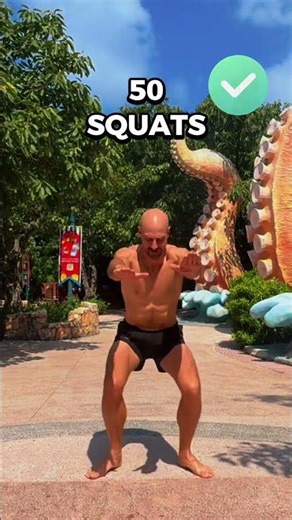 I took the world’s longest cable car… to do THIS! #travel #workout #waterpark #fitnessmotivation