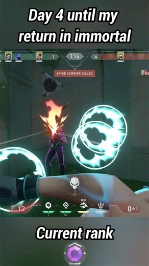 Day 4 until my return in immortal🔥(rank: D2 71 lp) #foryou #valorantclips #valorant #roadtoimmortal