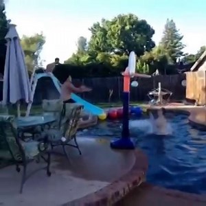 Epic Trampoline Pool Shot! by Dom - Best Funny Vine Videos