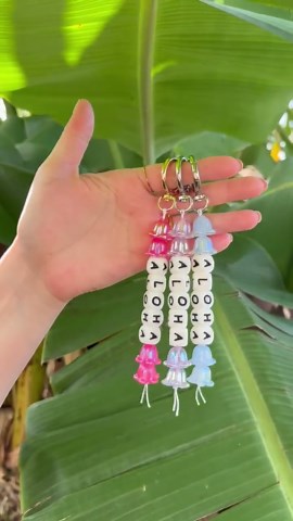 Custom Keychain/bag Charm- Crown Flower Edition - Etsy