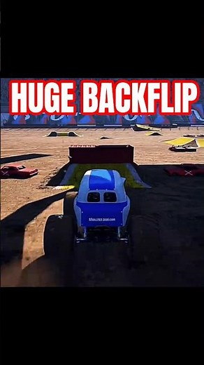 HUGE BACKFLIP | Monster Jam Showdown #shorts #gaming
