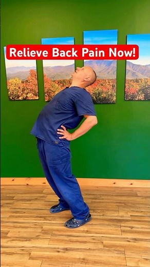 Instant Back Pain Relief After Bending | Standing Lumbar Extensions