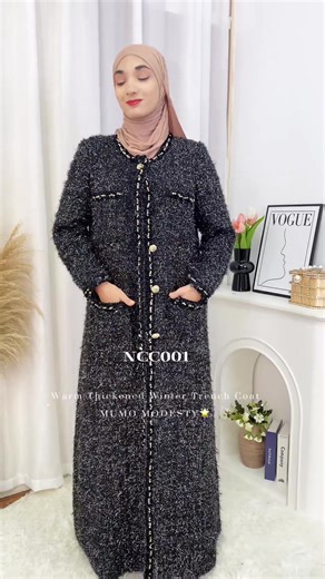 Shiny Wrinkle-Resistant Fabrics for Modest Wear