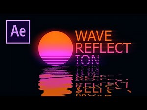How to Make a Wave Reflection in After Effects | Synthwave Outrun Style