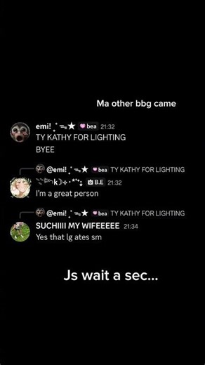 Saying random lyrics to ppl