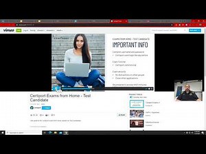ME Certiport Test Instructions