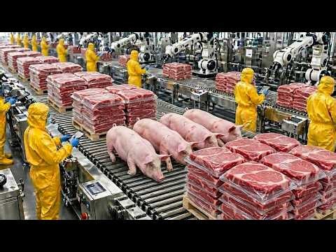 How Billions of Pounds of Pork Are Processed Every Year | Factory Full Process