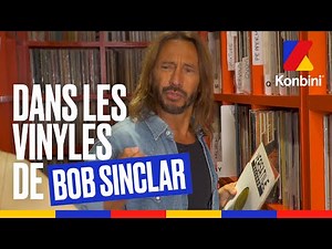 Bob Sinclar nous montre les pépites de son impressionnante collection de vinyles l Konbini