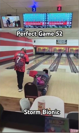 Got a chance to throw a Perfect Game with the New Storm Bionic. More to come I promise 🤞🏾#bowling