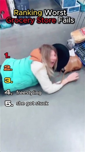 Most embarrassing grocery store moments ever caught 🫣 #shorts #fails #relatable