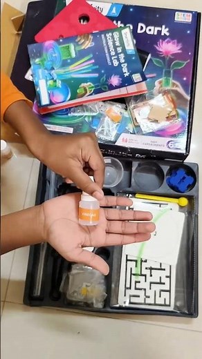 Glow in the dark science lab// smartivity/ kids science experiments#scienceexperiment