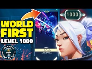 WORLD FIRST LEVEL 1000 ON VALORANT (Everyone Hates Him)