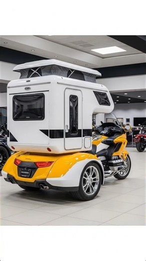 😱 Honda Goldwing Electric Trike Camper – Travel Like Never Before!