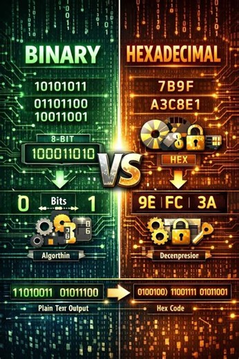 Binary and hexadecimal formats #computereducation