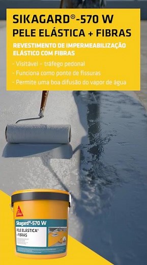 Sikagard®-570 W Pele Elástica + Fibras