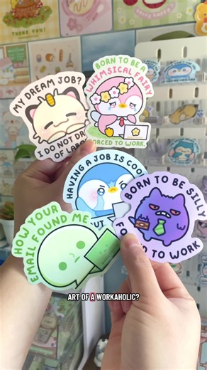 Creative Stickers Inspired by Work Life