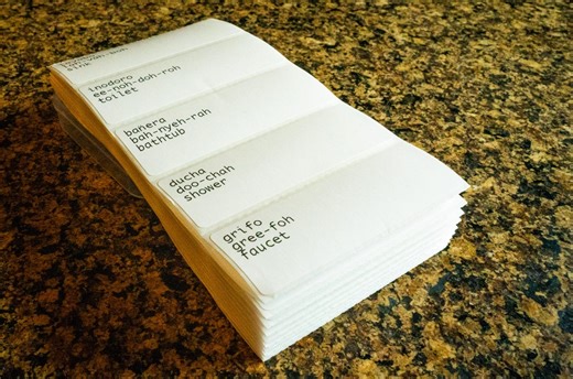 100 Spanish Vocabulary Stickers: Language Learning Essentials | Aprender Ingles - Etsy