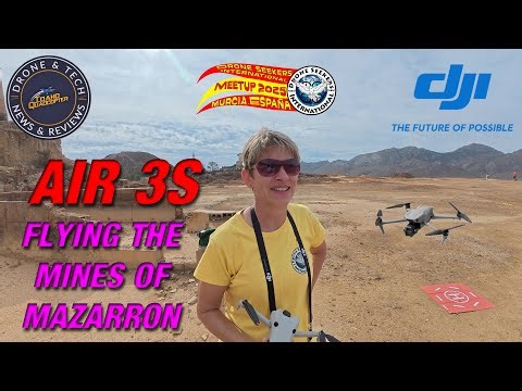 DJI Air 3S at The Mines of Mazarron - Drone Seekers International Spanish Drone Meetup 2025 - Part 1