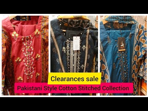 Pakistani Style Cotton stitched collection 🤩|| Clearance sale 🥳||