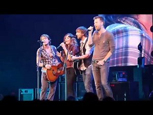 Lady Antebellum sings "Seven Bridges Road" with Keith Urban