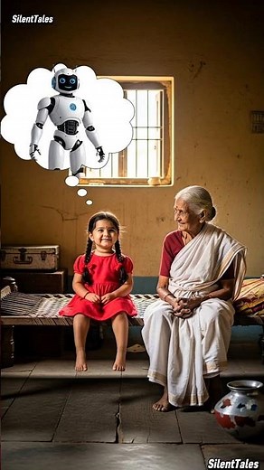 How A Grandmother Builds a new White Robot for her Granddaughter...♥️ #shorts