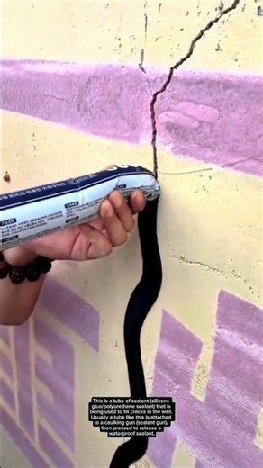 Permanent Wall Crack Repair Using Waterproof Polyurethane Sealant | Best DIY Home Fix (USA Guide)