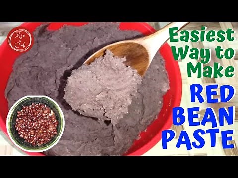 How To Make Red Bean Paste | Mix N Cook