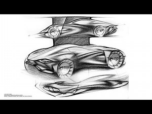 HOW TO SKETCH A CAR - VEHICLE DESIGN AND SKETCHING - Sketch by Hosein Soleimani