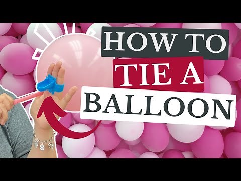 How To Tie A Balloon Using A Knotter Tool