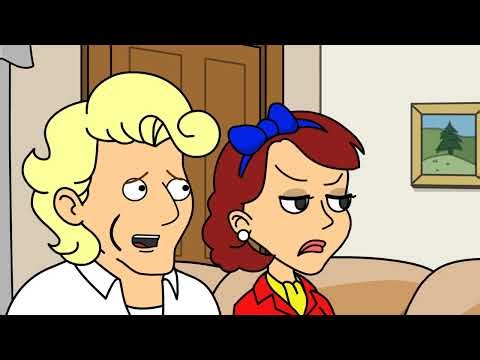 Caillou catches Doris cheating